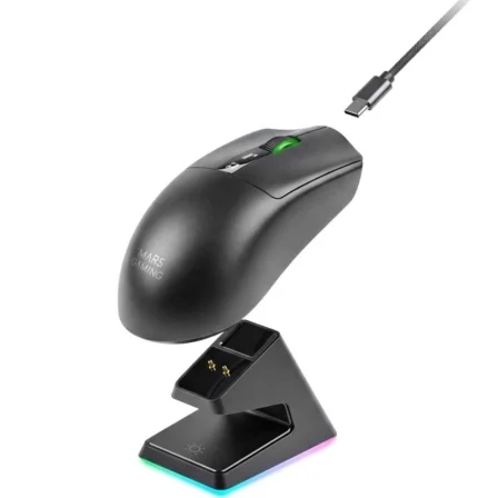 Mars Gaming MMW-ELITE Ratón Gaming Inalámbrico Negro